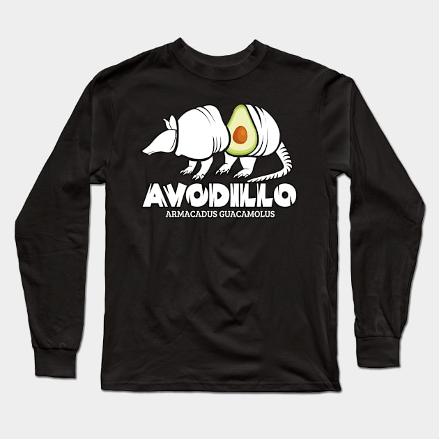 Avodillo T-Shirt Funny Avocado Pun Long Sleeve T-Shirt by ghsp